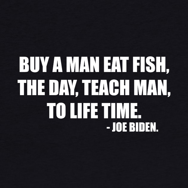 BUY A MAN EAT FISH by TheCosmicTradingPost